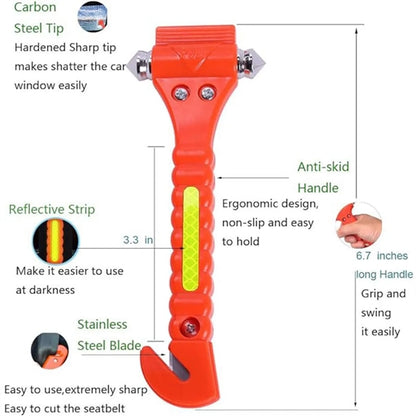 Car Safety Hammer Emergency Escape Tool Seat Belt Cutter