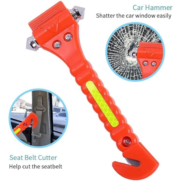 Car Safety Hammer Emergency Escape Tool Seat Belt Cutter