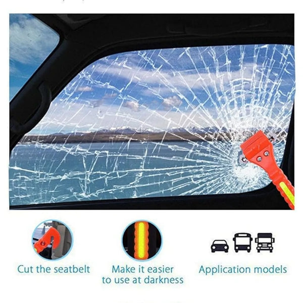 Car Safety Hammer Emergency Escape Tool Seat Belt Cutter