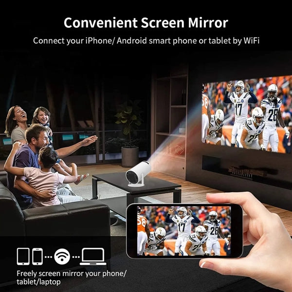 HY300 Auto Keystone Correction Portable Projector
