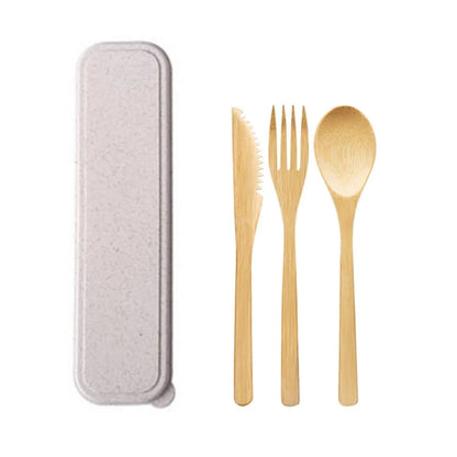 Eco-friendly 4-piece Bamboo Cutlery Set