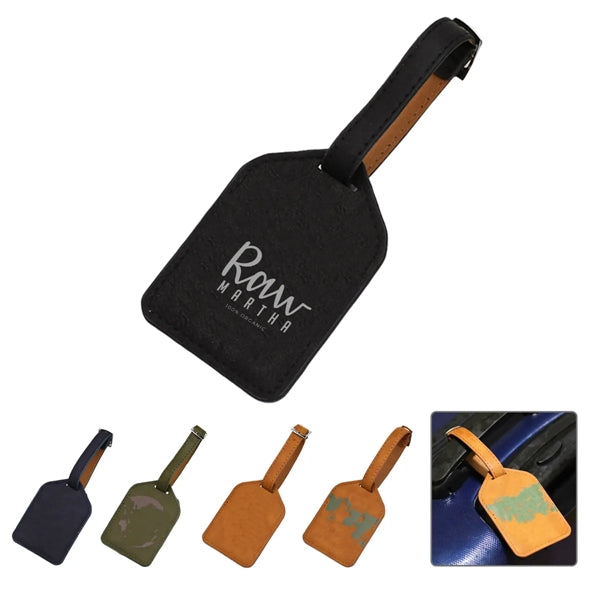 Creative PU Leather Luggage Tag
