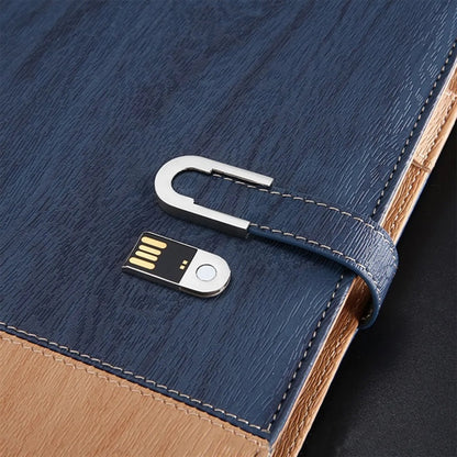 Office Notebook w/Power Bank & Flash Drive/Pen Gift Set