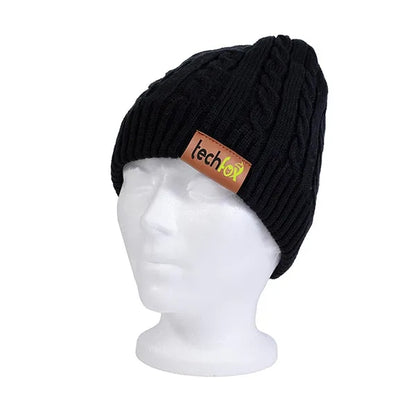 THE COZY Cable Knit Beanie With Fluffy Soft Lining