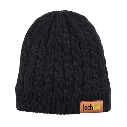 THE COZY Cable Knit Beanie With Fluffy Soft Lining