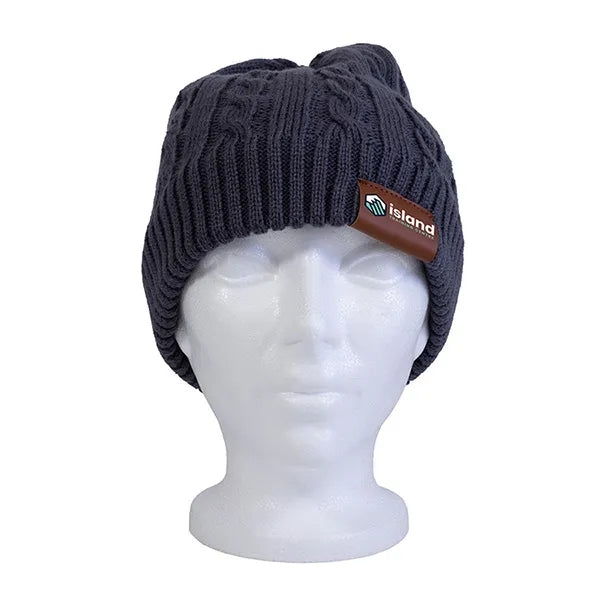 THE COZY Cable Knit Beanie With Fluffy Soft Lining