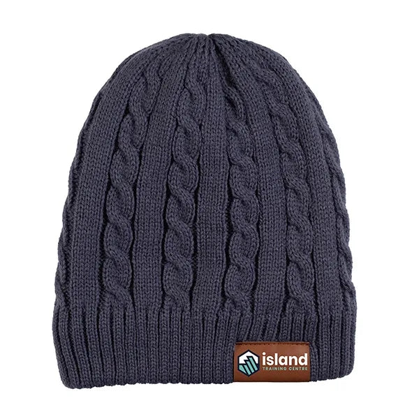 THE COZY Cable Knit Beanie With Fluffy Soft Lining