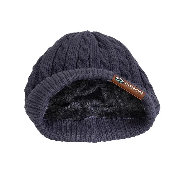 THE COZY Cable Knit Beanie With Fluffy Soft Lining