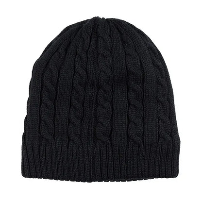 THE COZY Cable Knit Beanie With Fluffy Soft Lining