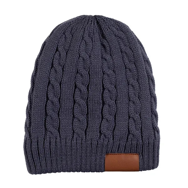 THE COZY Cable Knit Beanie With Fluffy Soft Lining