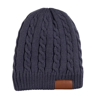 THE COZY Cable Knit Beanie With Fluffy Soft Lining