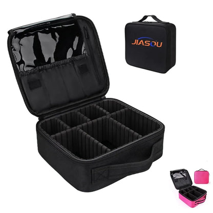 Travel Makeup Train Case Cosmetic Organizer Portable Bag