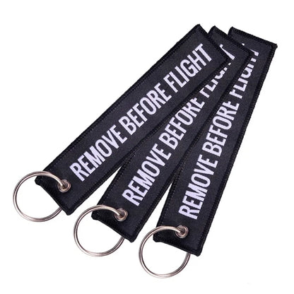 Custom Flight Keychain Tags