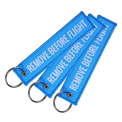 Custom Flight Keychain Tags