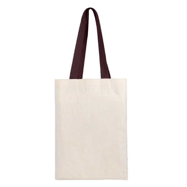 COTTON GROCERY TOTE (10" X 14" X 5")