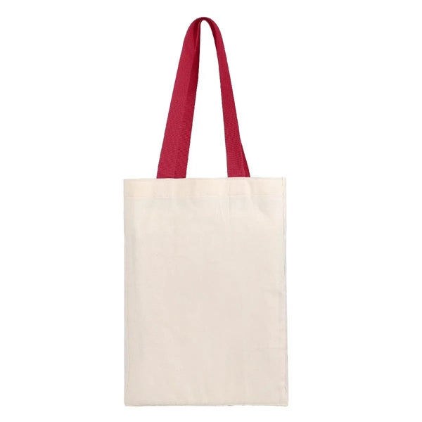 COTTON GROCERY TOTE (10" X 14" X 5")