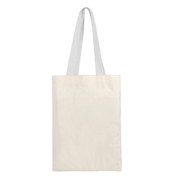 COTTON GROCERY TOTE (10" X 14" X 5")
