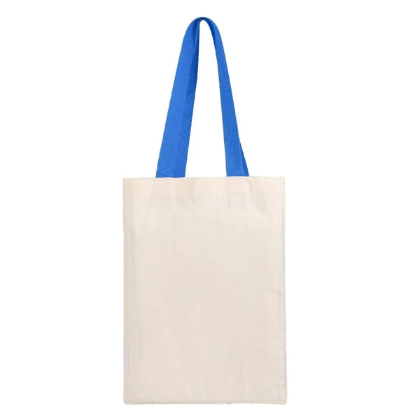 COTTON GROCERY TOTE (10" X 14" X 5")