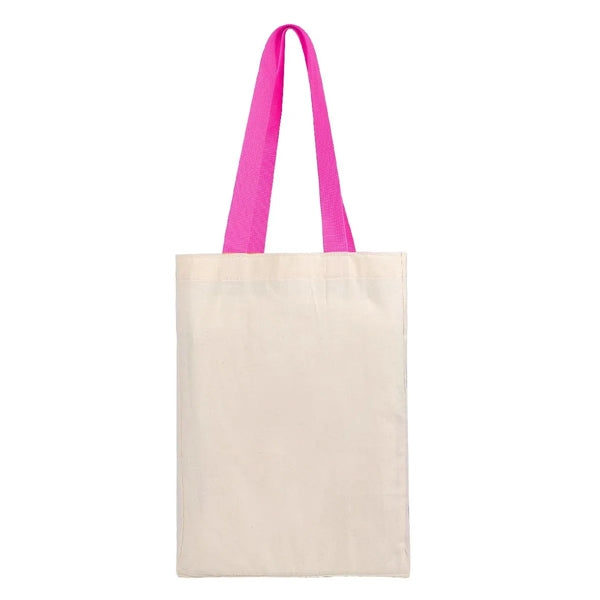 COTTON GROCERY TOTE (10" X 14" X 5")