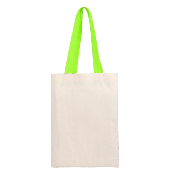 COTTON GROCERY TOTE (10" X 14" X 5")
