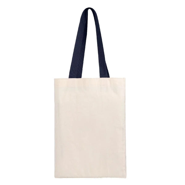 COTTON GROCERY TOTE (10" X 14" X 5")