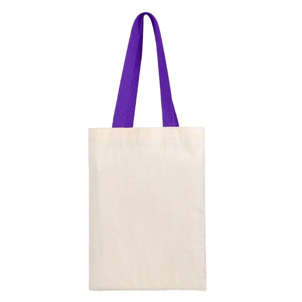 COTTON GROCERY TOTE (10" X 14" X 5")