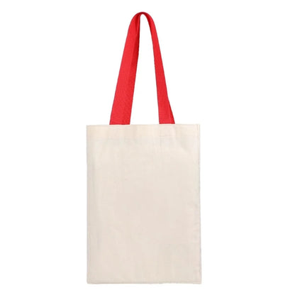COTTON GROCERY TOTE (10" X 14" X 5")