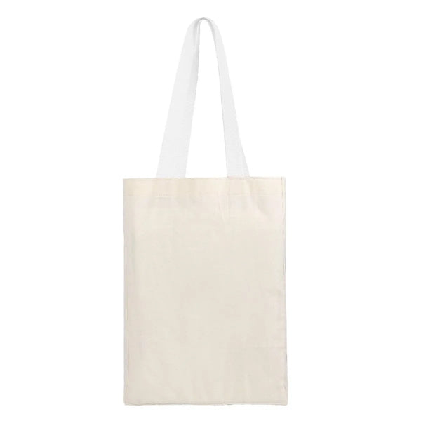 COTTON GROCERY TOTE (10" X 14" X 5")