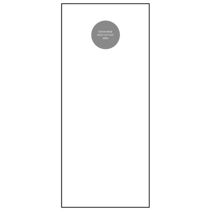3.5 X 8.5 Inch Full Color Door Hanger