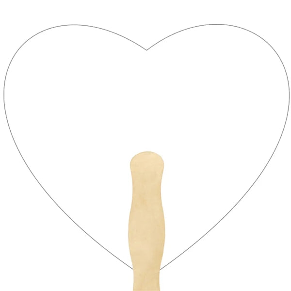 Heart Shape Hand Fans