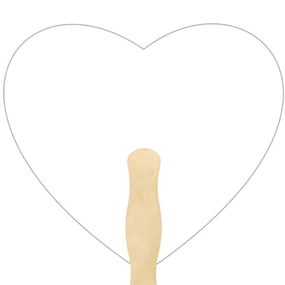 Heart Shape Hand Fans