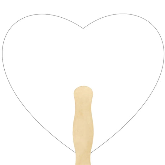 Heart Shape Hand Fans