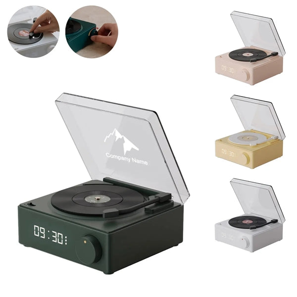 Vintage Vinyl Record Player Bluetooth Speaker
