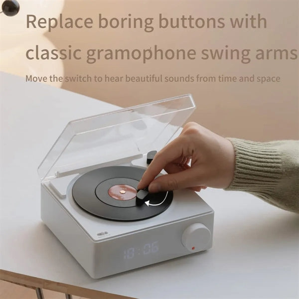 Vintage Vinyl Record Player Bluetooth Speaker