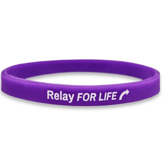 1/4 Inch Embossed Printed Wristbands