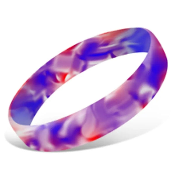2 Inch Embossed Printed Wristbands