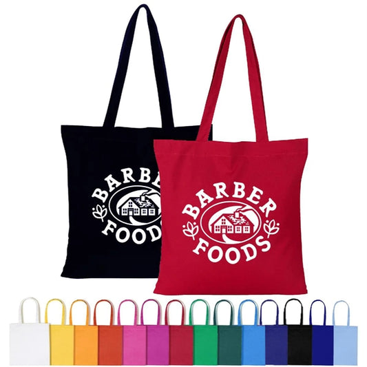 6 OZ COTTON COLORED TOTE (15" x 16")