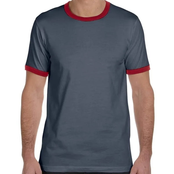 Bella Mens Jersey Short-Sleeve Ringer T-Shirt