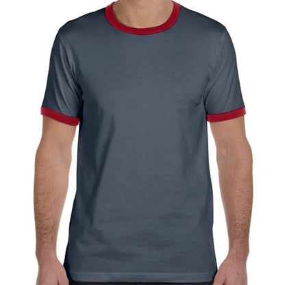 Bella Mens Jersey Short-Sleeve Ringer T-Shirt