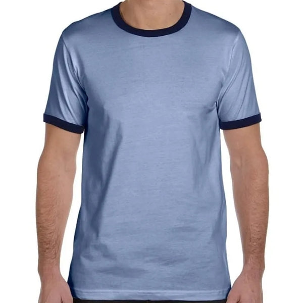 Bella Mens Jersey Short-Sleeve Ringer T-Shirt