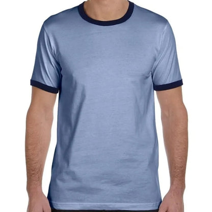 Bella Mens Jersey Short-Sleeve Ringer T-Shirt