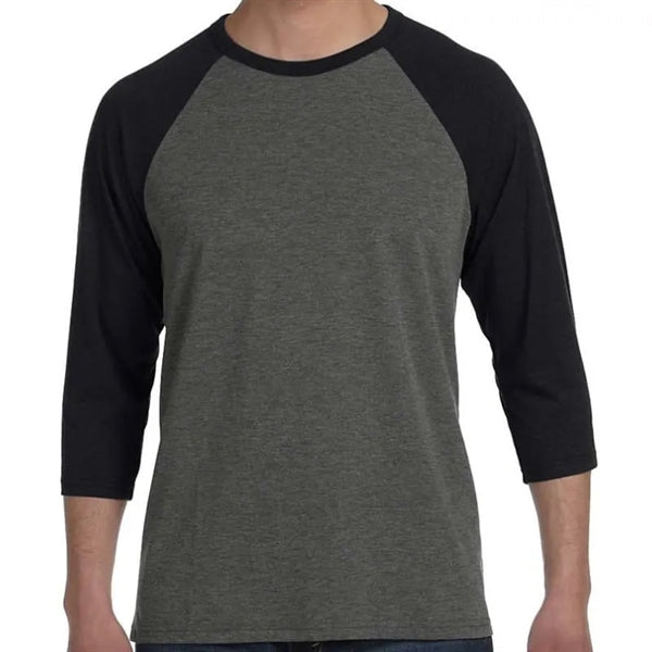 Bella Unisex 3/4-Sleeve Baseball T-Shirt