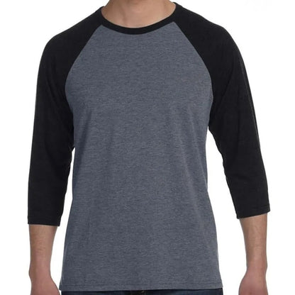 Bella Unisex 3/4-Sleeve Baseball T-Shirt
