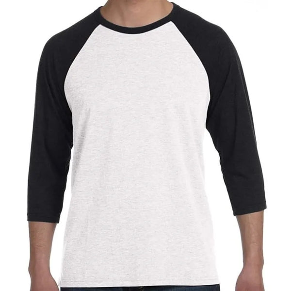 Bella Unisex 3/4-Sleeve Baseball T-Shirt