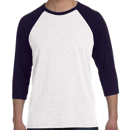 Bella Unisex 3/4-Sleeve Baseball T-Shirt