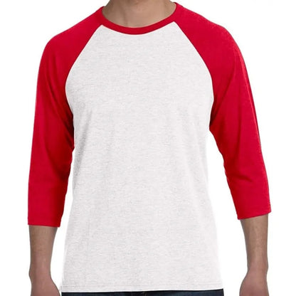 Bella Unisex 3/4-Sleeve Baseball T-Shirt