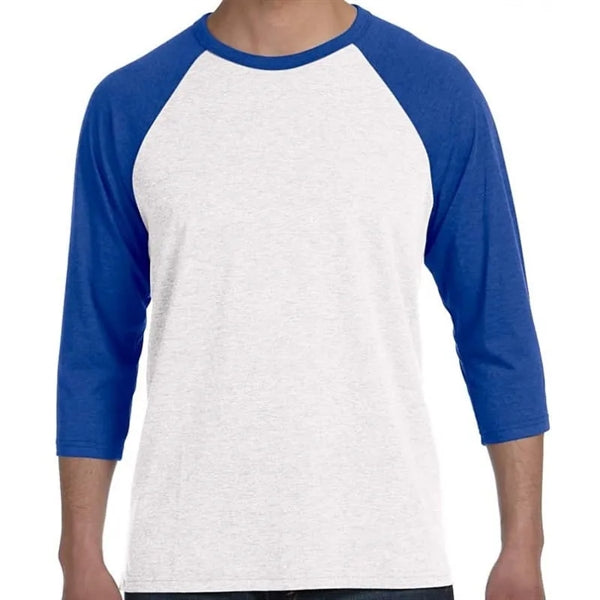 Bella Unisex 3/4-Sleeve Baseball T-Shirt