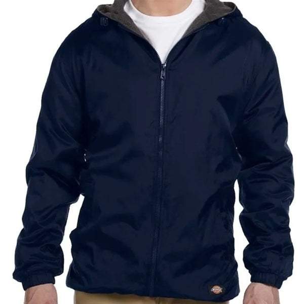 Dickies Fleece-Lined Hooded Nylon Jacket