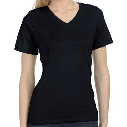 Bella Missys Relaxed Jersey Short-Sleeve V-Neck T-Shirt