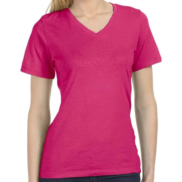 Bella Missys Relaxed Jersey Short-Sleeve V-Neck T-Shirt